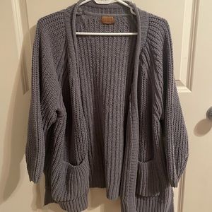 POL Chunky Knit Cardigan Sweater